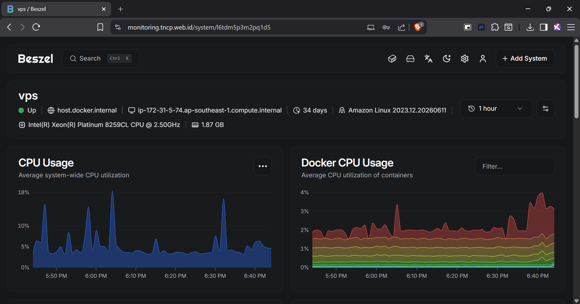 dashboard monitoring bezel