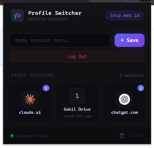 Cover image for Profile Switcher — Browser Extension for Instant Account Switching